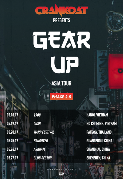 Crankdat Asia 2017 Tour